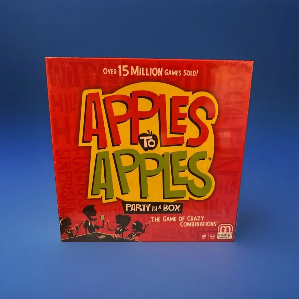Apples To Apples Party In A Box Mattel Games Age 12+ 4-8 Players NEW SEALED